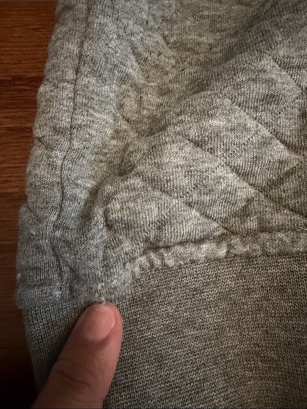 Patagonia Quilted Snap Pullover sweatshirt fleece top Light Gray women’s large - Picture 8 of 13